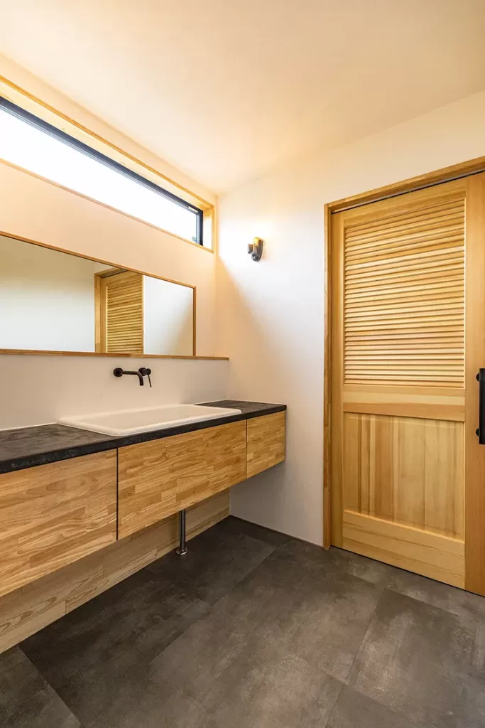 洗面化粧台の交換