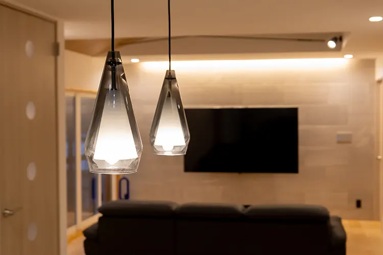 間接照明の設置